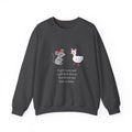 Girl Mouse & Girl Duck Crewneck Sweatshirt